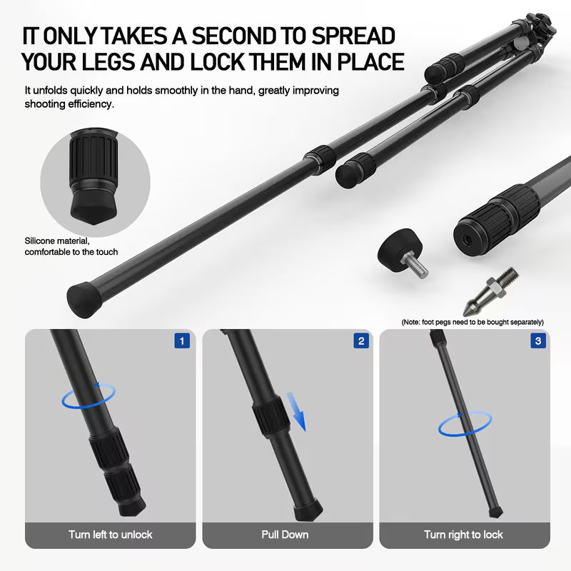 Solid Aluminum Tripod