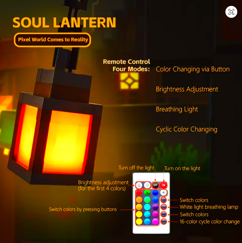 Minecraft Lamp